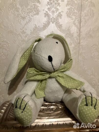 Мягкая игрушка заяц