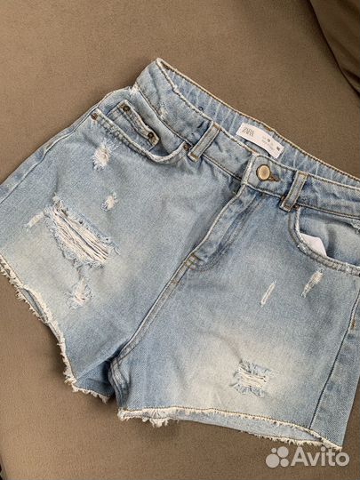 Джинсовые шорты Zara