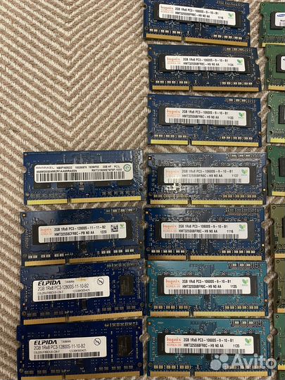 Оперативная память ddr3 sodimm 2 gb 1600 1333 1066