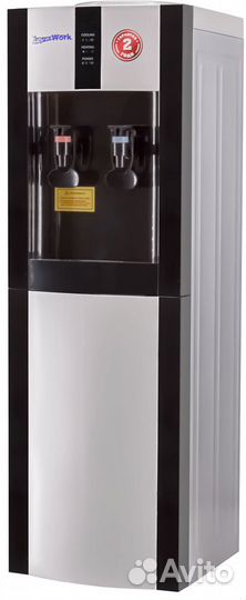 Кулер для воды Aqua Work 16-LR серебро-черный комп