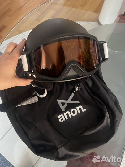 Шлем c очками детский