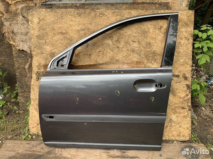 Volvo xc90 дверь передняя левая серая