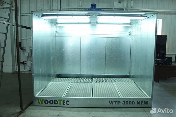 Окрасочная камера WoodTec с активным водяным полом