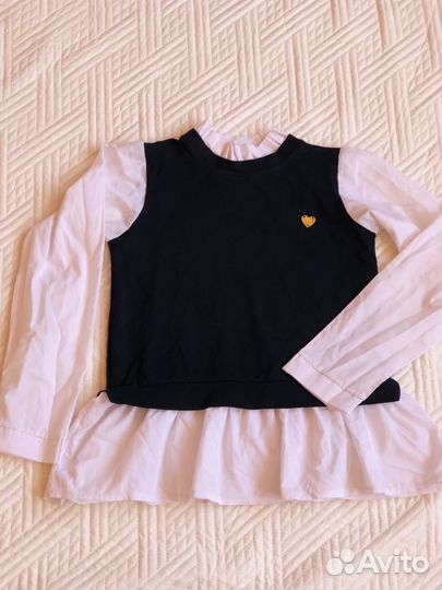 Блузка детская школьная 140