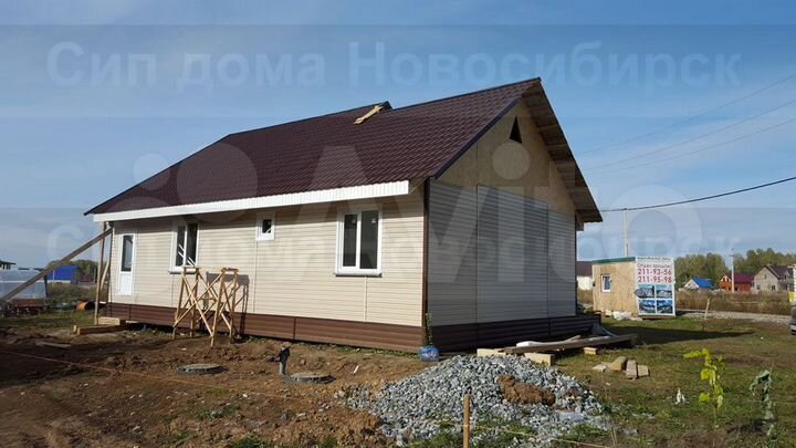 Дом 107 м² на участке 6 сот.