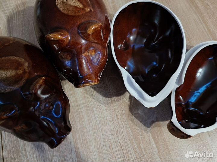 Керамические горшки для запекания новые