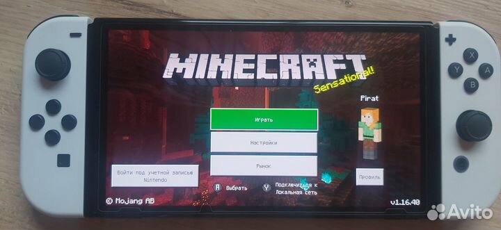 Nintendo Switch Oled, Прошитая, Новая, 190gb