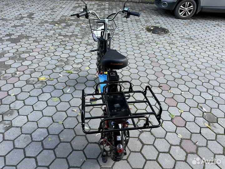 Электровелосипед колхозник монстр для курьеров