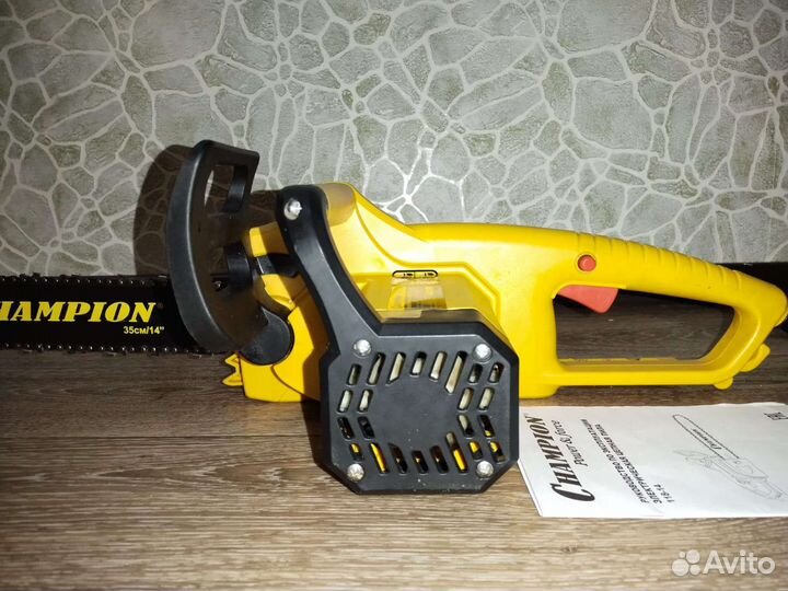 Электро цепная пила champion