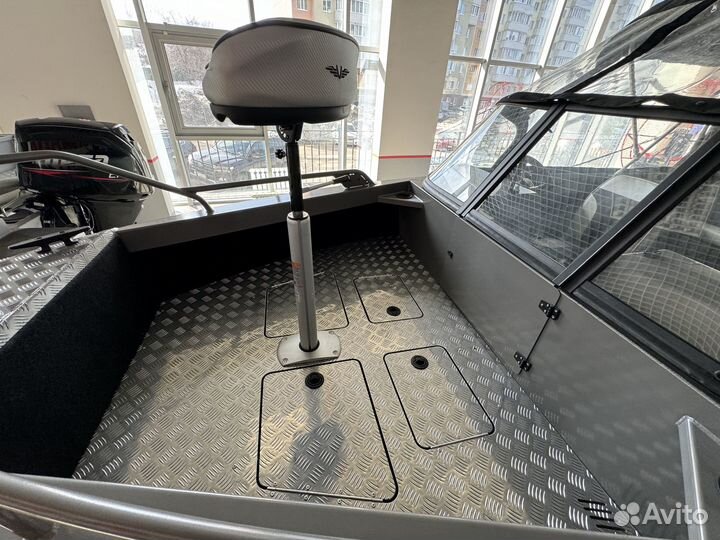 Лодка Volzhanka 53 Fish c мотором parsun F115