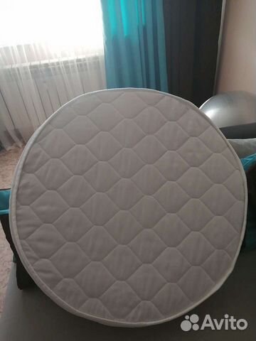 Детский матрас в кроватку круглый