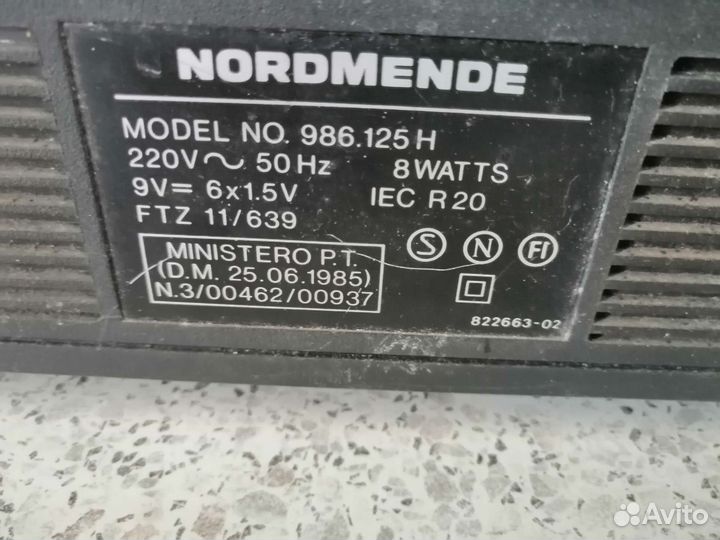 Магнитофон Nordmede