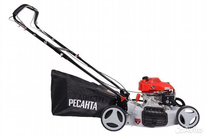 Газонокосилка бензиновая самоход 6 л.с Ресанта