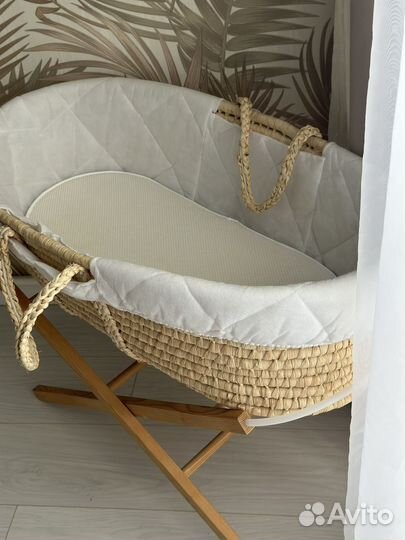 Детская люлька колыбель плетеная