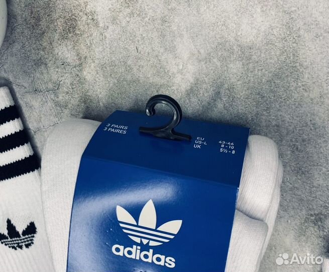 Носки Adidas белые оригинал