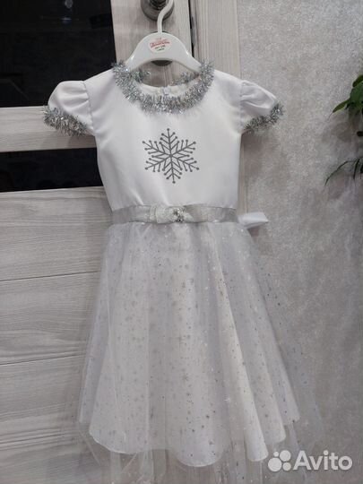 Платье снежинки