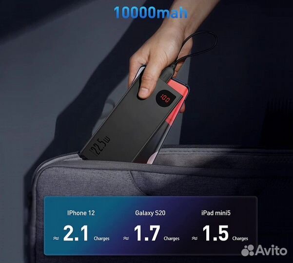 Повербанк Baseus 10000mah