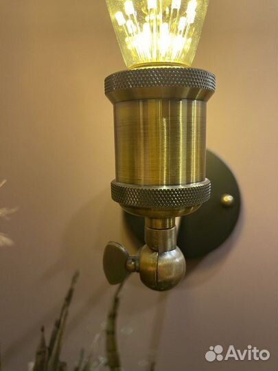 Светильник настенный в стиле лофт светодиодный