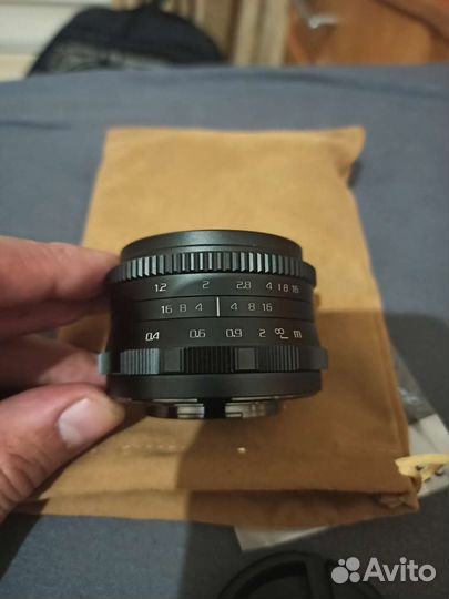 F/1,2 35mm micro 4/3 светосильный risespray