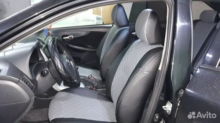 Чехлы из экокожи на Toyota Corolla 10 Автопилот