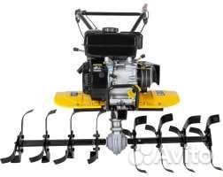 Мотоблок Huter 7.0 л.с. Фрезы, колёса, сцепка