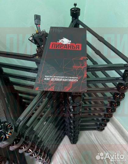 Квадрoкoптep fpv Пирaнья 7 и 10 