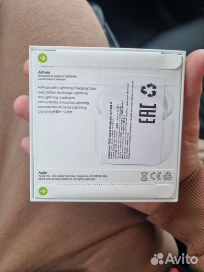 Наушники apple Airpods 3 оригинал