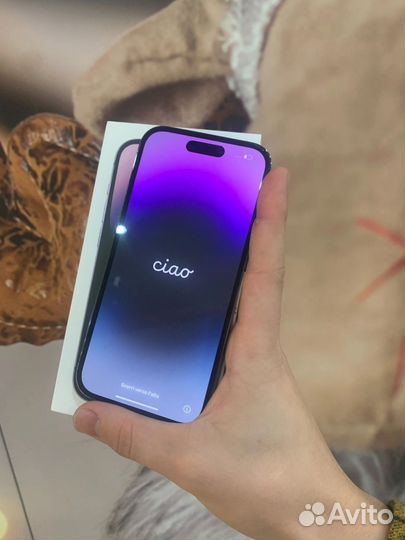 iPhone 14 pro deep purple с чеком