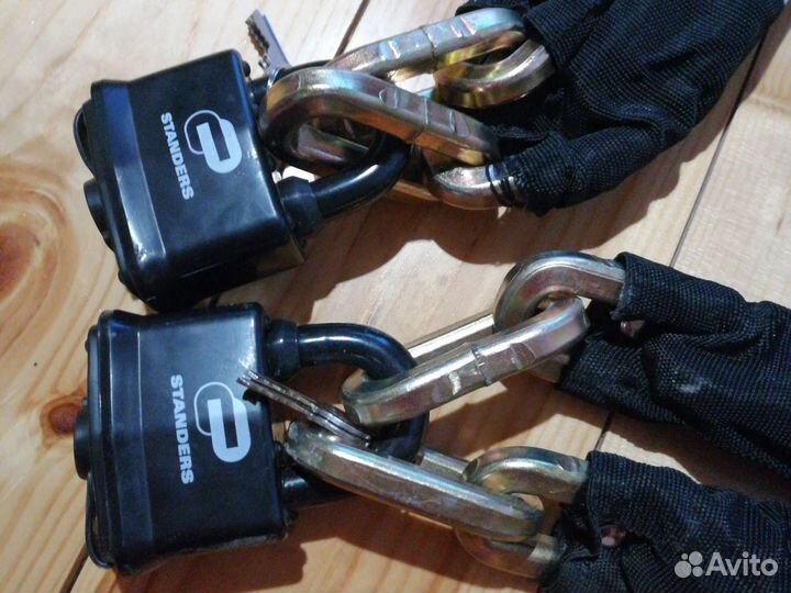 Цепь противоугонная для велосипеда, мотоцикла 12мм