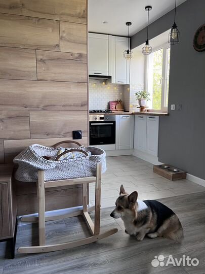 Вязаная люлька колыбель