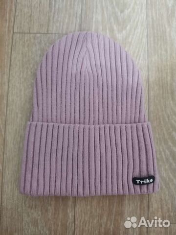 Шапка женская, цвет ближе к пудровой