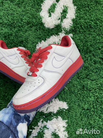 Nike Air Force 1 Low Supreme Eggshell Red ориг