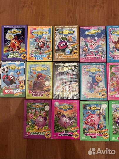 Dvd диски смешарики