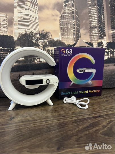 Умная колонка мини ночник