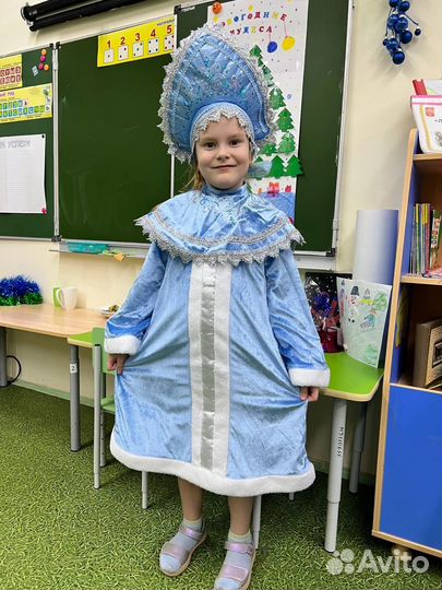 Костюм снегурочки детский