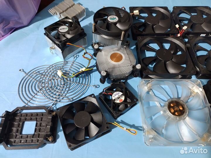 Кулеры-вентиляторы 16шт