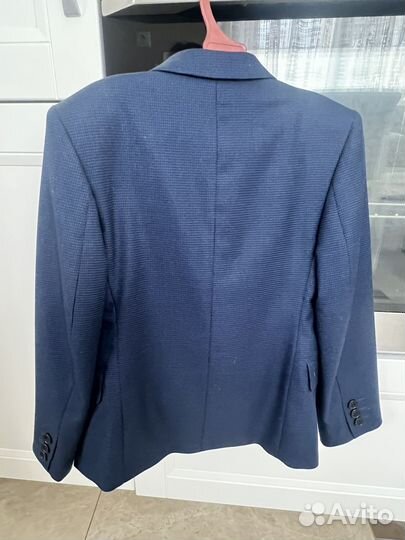 Школьный костюм для мальчика 122 синий