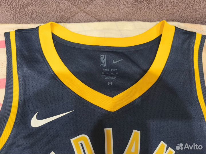 Баскетбольная майка Indiana Pacers Nike NBA