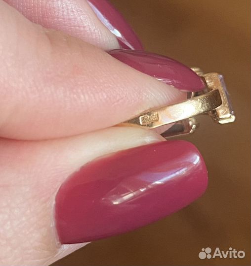 Золотое кольцо 585 проба