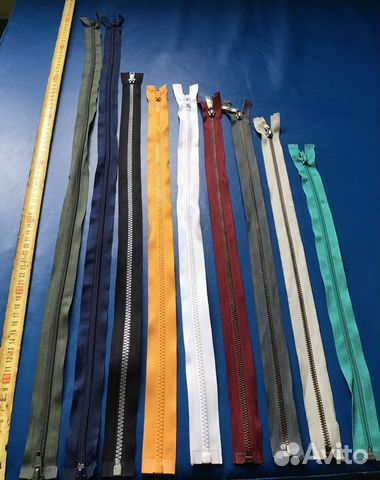 Молнии для курток, брюк, толстовок