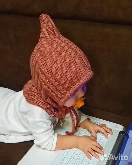 Шлем детский, зимний