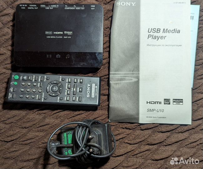 Медиаплеер sony hdmi SMP-U10