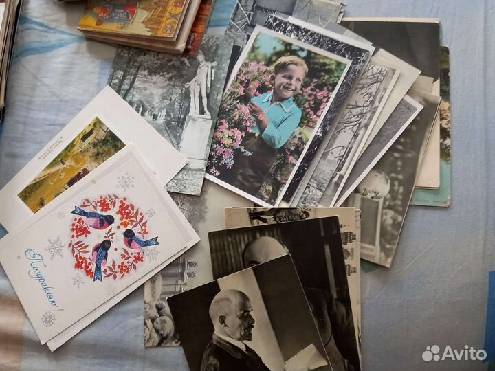 Наборы открыток СССР черно белые фотографии