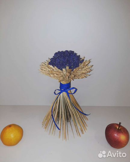 Букеты из колосков и сухоцветов
