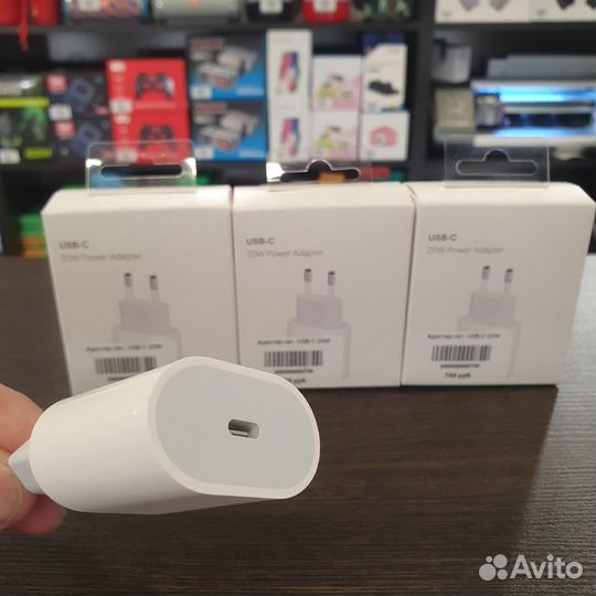 Адаптер питания 20W/35W/50W USB C для Apple новый