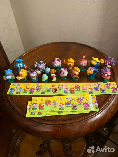 Игрушки из киндера Смешарики