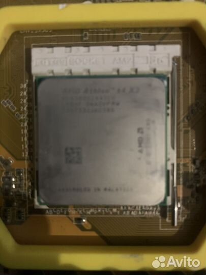 Материнская плата с процессором