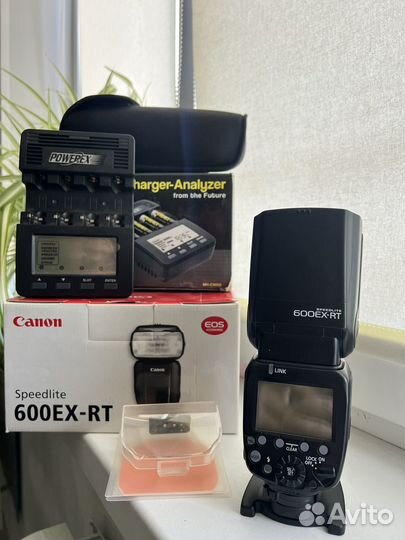 Вспышка Canon speedlite 600ex rt и з/у