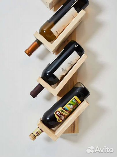 Винная полка настенная