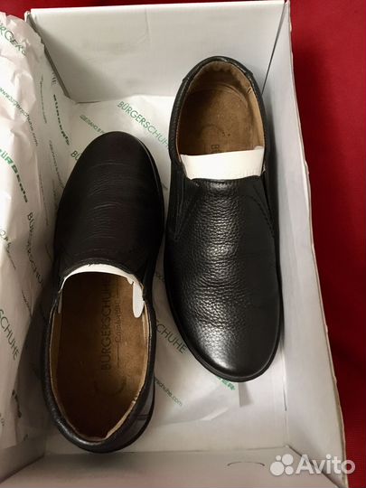 Полуботинки мужские кожаные, 40 размер